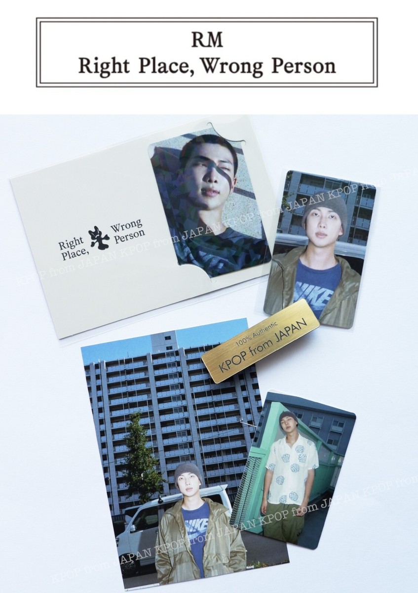 RM Right Place, Wrong Person JPFC UMS Japan POB Photocard RM Right Place, Wrong Person JPFC UMS Japan POB Photocard