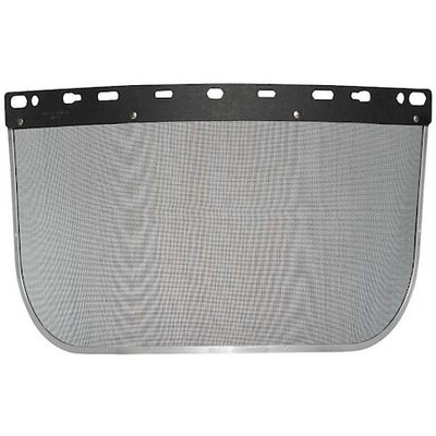 Delta Plus Sv-15H Faceshield Visor,Steel Mesh,Blk,8X15-1/2