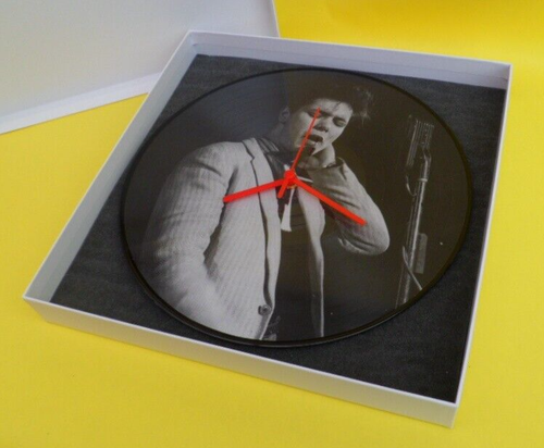 CLIFF RICHARD CLOCK Picture Disc Vinyl Record Upcycled Wall CLOCK SN12P032 12" - Picture 3 of 7