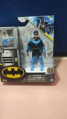 DC Nightwing 4'' Action Figure 2 Surprise Accessories Spin Master Must See! New