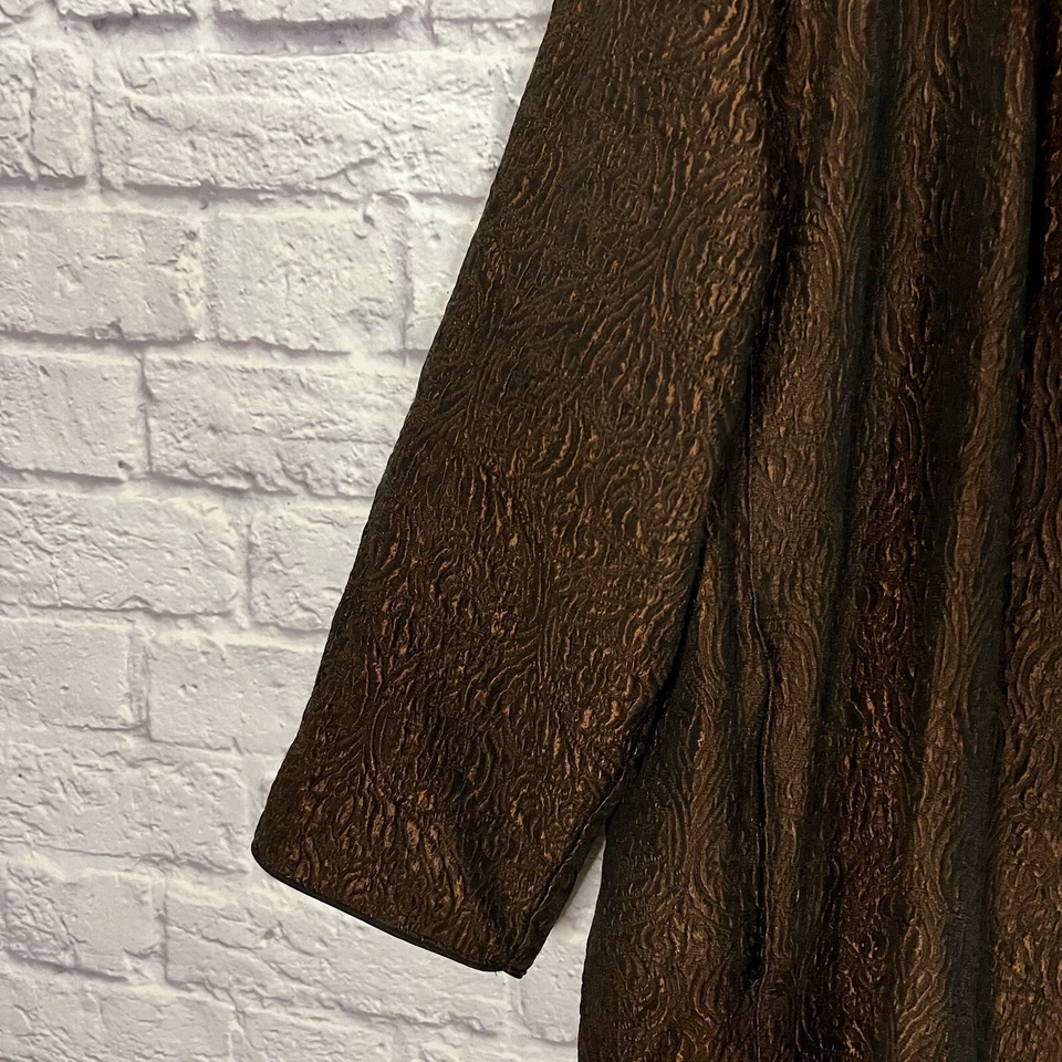 Abrigo de lluvia MYCRA PAC ONE Burnt Orangs reversible texturizado envolvente trinchera 1 S/M Foto 2 de 4