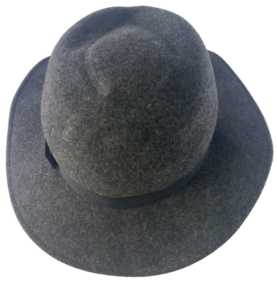 Vintage Hat Bollman TinaToo Charcoal 100% Felt Wool Church  display picture 1