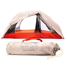 2-Person Ultralight Backpacking Tent, Premium Materials, Freestanding, 2 Doors