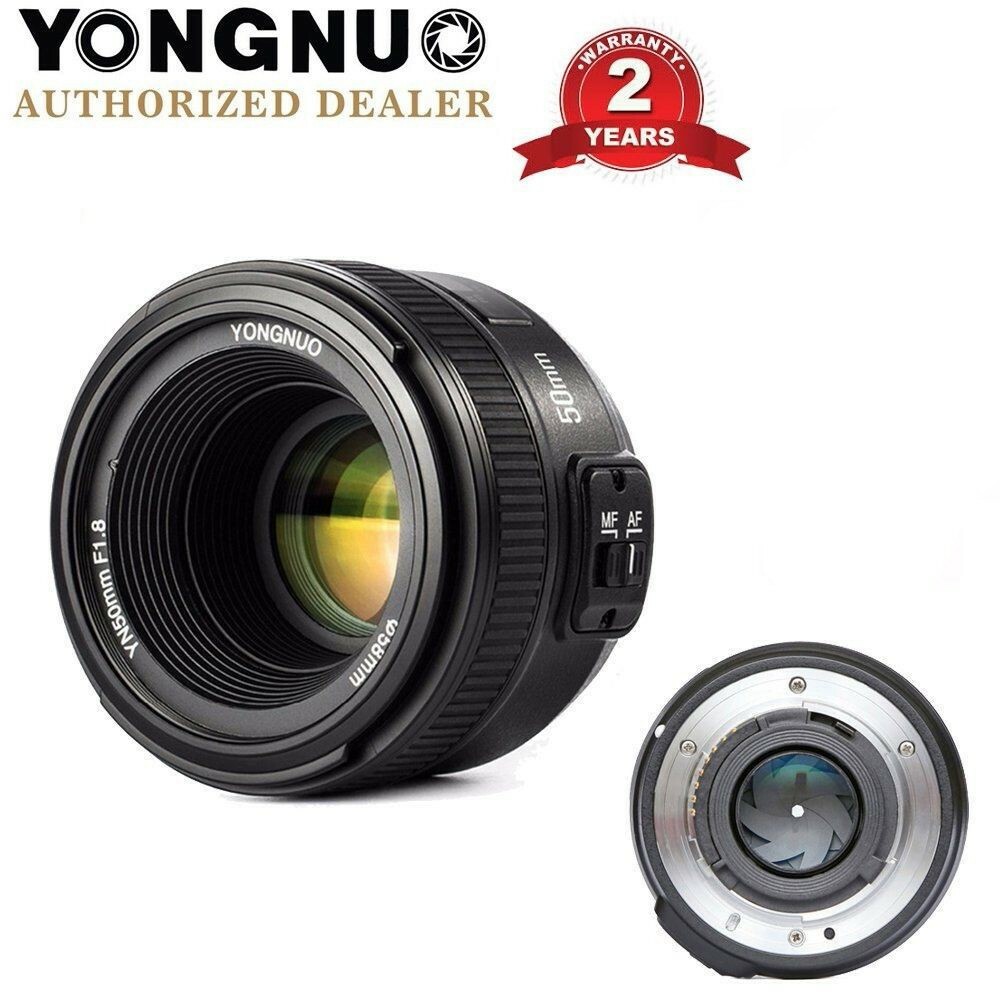 Yongnuo YN 50mm Auto Focus Standard Prime Lens for Nikon