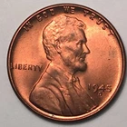 1945-D Lincoln Cent Choice BU RB to RD