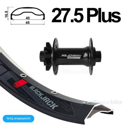 BIKE-PARTS +27.5'' VORDERRAD 110㎜ BOOST TUBELESS 15㎜ STECKACHSE PLUS MOUNTAINBIKE