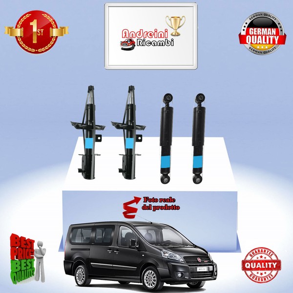 Set 4 StoßDäMpfer Vorderseite + Heck Fiat Scudo 1.6 D 66KW 90CV 2008-> A41-image
