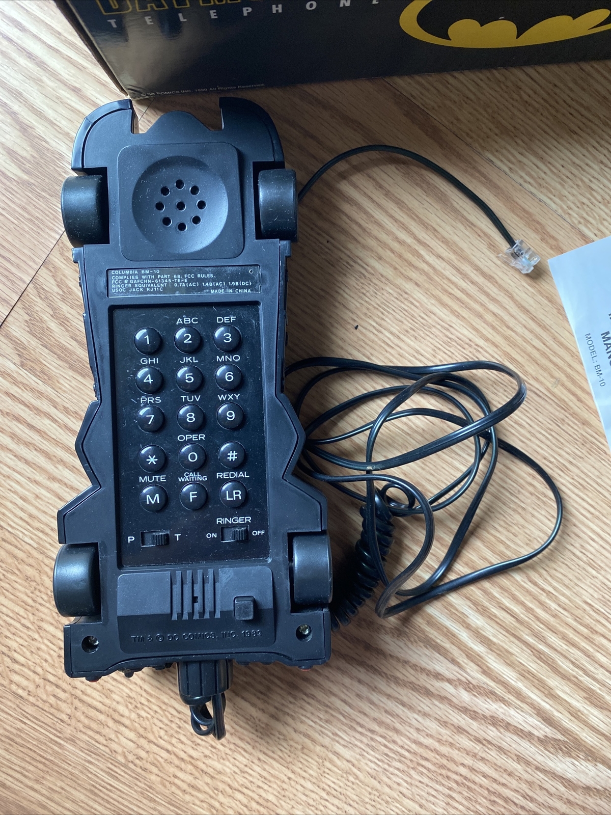 BATPHONE - BATMAN - BATMOBILE - DC 1990 Burton / Keaton / The Flash ...