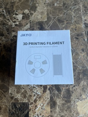JAYO 3D Printer Filament PLA PLUS Black 1.75mm 1.1KG With Spool Neatly Wound