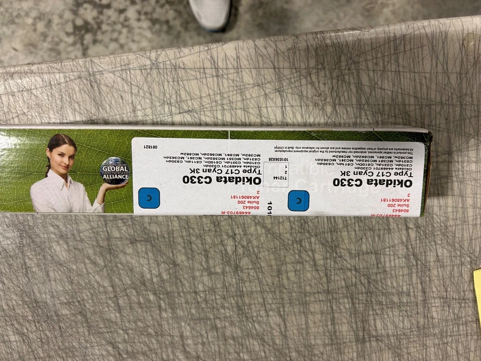 C310 4449703 Cian Compatible para Tóner Okidata C310dn C330dn C331dn Foto 2 de 2