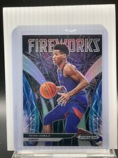 2022 Prizm Draft Picks Basketball - Ochai Agbaji  - Silver Fireworks - RC