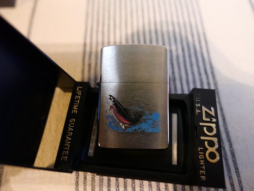 ZIPPO TROUT FISH LIGHTER 1993 - Picture 5 of 14