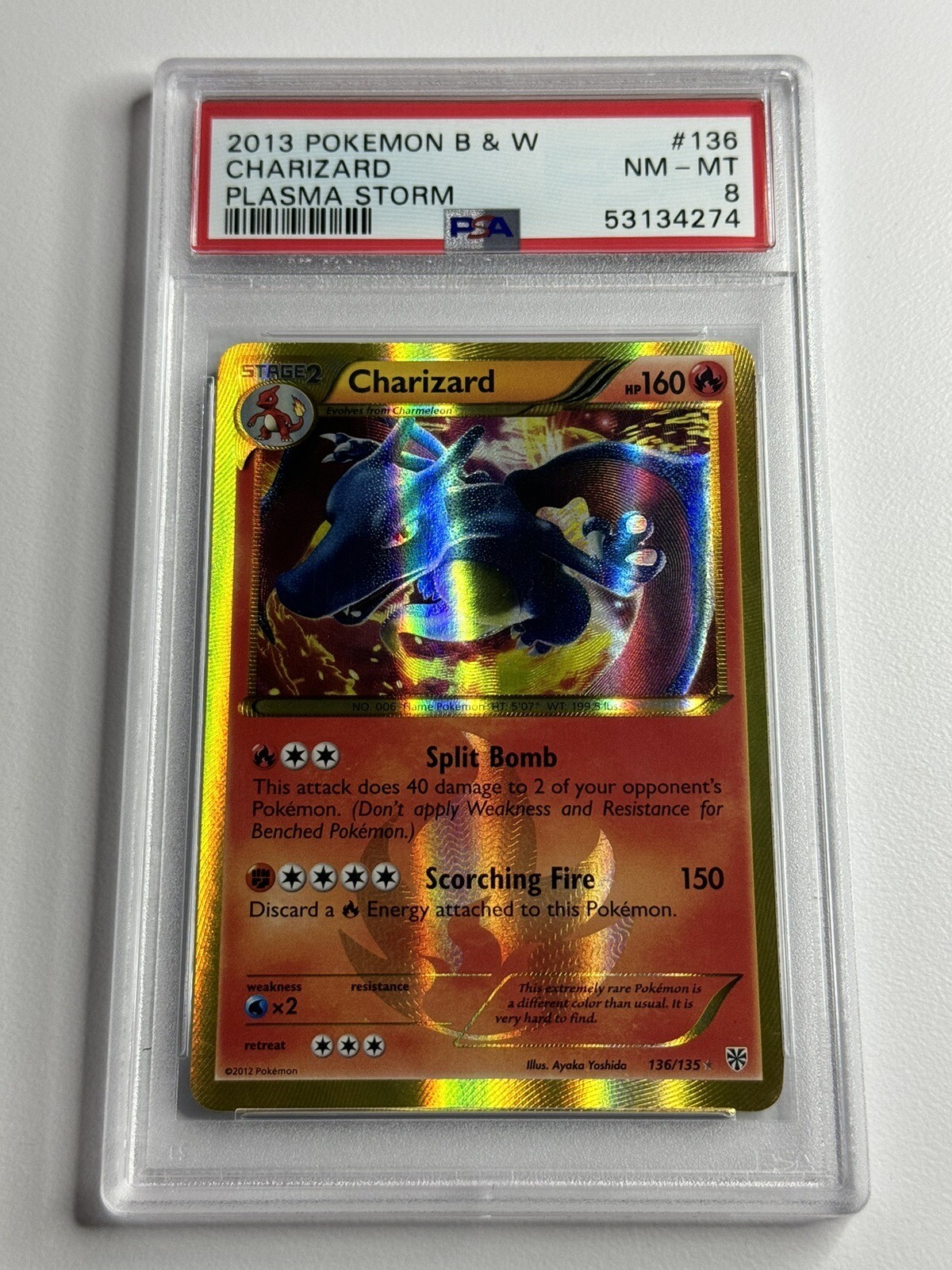 Pokemon CHARIZARD S1/S4 - LEGENDARY COLLECTION BOX TOPPER PROMO - (EX)