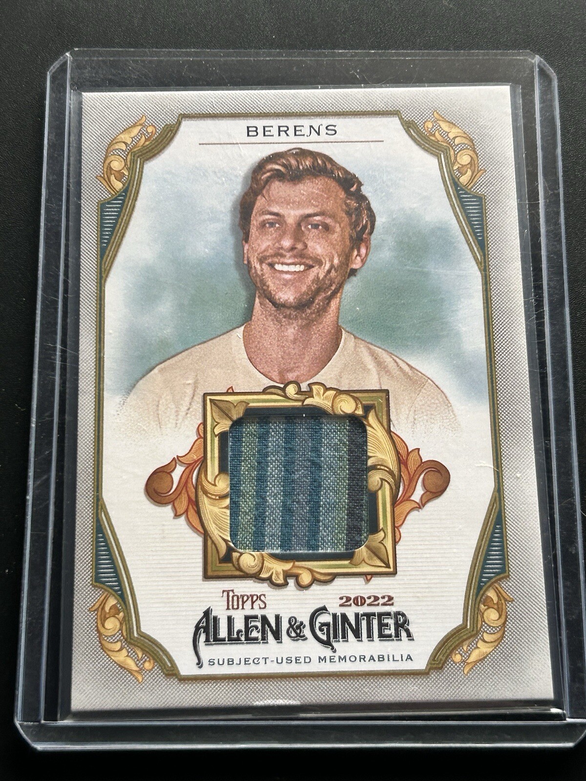 2022 topps allen & ginter charlie berens - relic journalist & comedian #agrb-cb