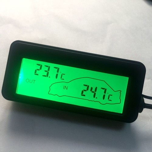 12V Car Temperature Gauge LCD Display Measure Internal and External Heat - Picture 21 of 23
