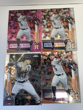 2020 Topps Chrome Alex Bregman Pink &, Refractor & Base 4 Lot ￼ free shipping