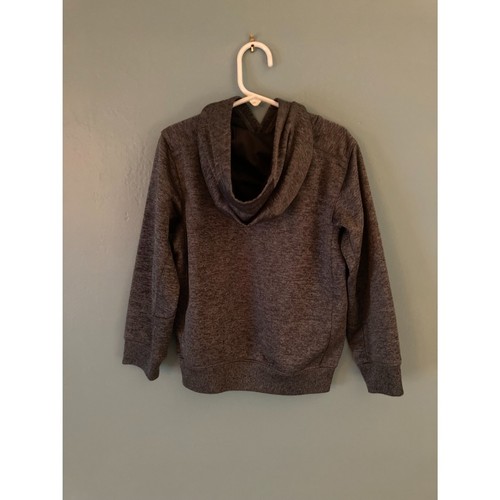 Nike child's therma-fit hooded charcoal gray sweatshirt size 6 - Picture 3 of 3