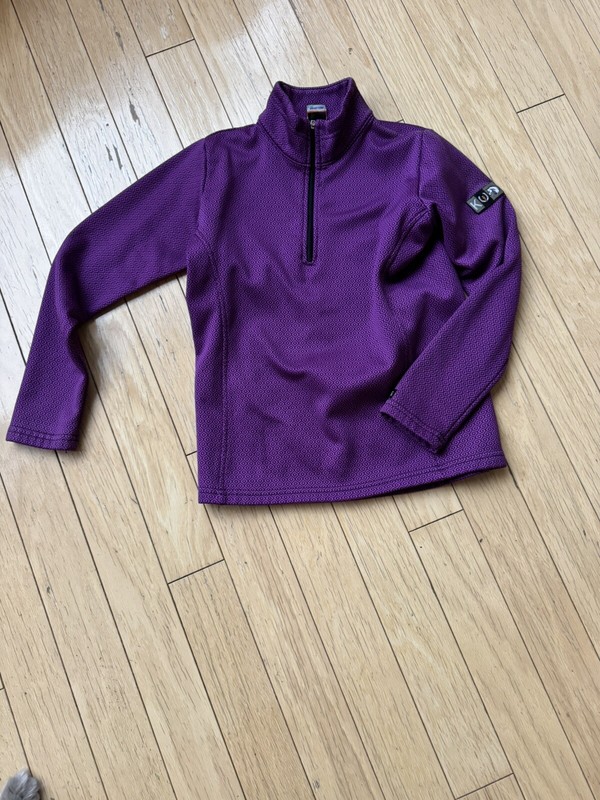 Kerrits Girls XL  1/4 Zip Equestrian Shirt Long Sleeve Polyester/Spandex