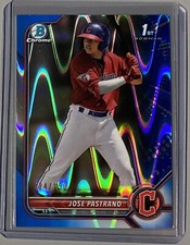 2022 Bowman Chrome Prospects Jose Pastrano Blue RayWave Refractor /150 #BCP-21