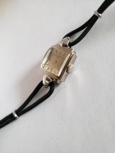 LADIES 18K WHITE GOLD VACHERON & CONSTANTINE WRIST WATCH 1937 - Picture 7 of 18