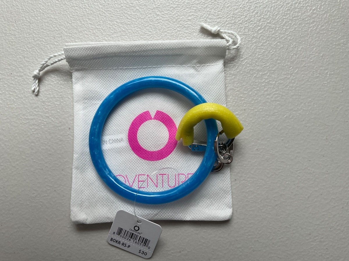 OVENTURE Resin Big O® Key Ring Peacock NWT