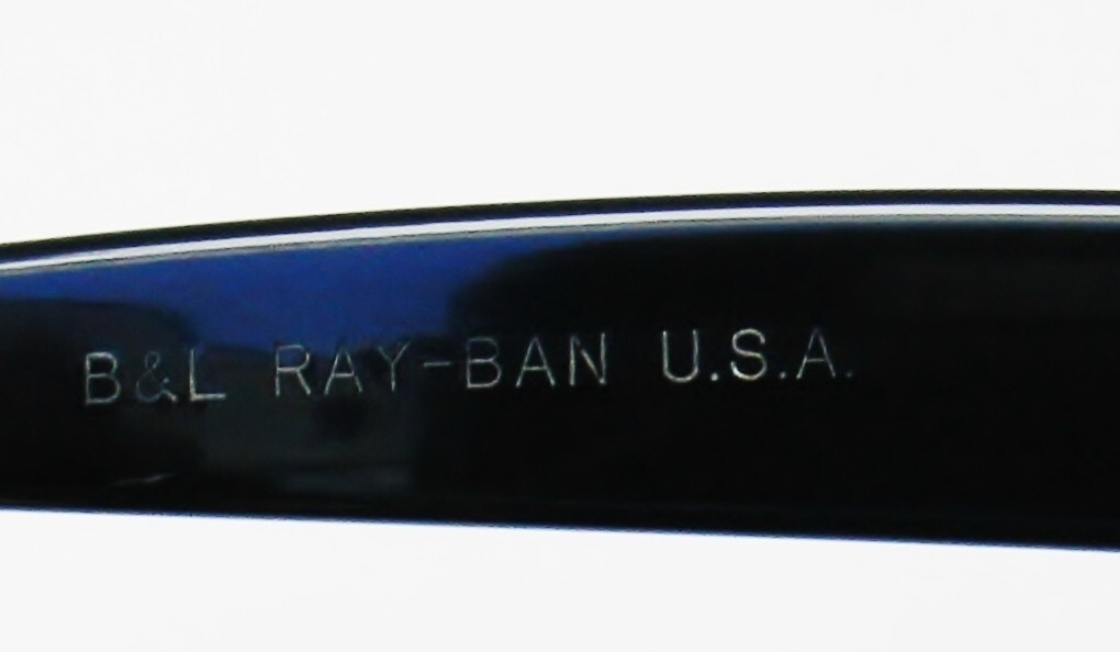 Vintage B&L Ray Ban USA Wayfarer Max 54mm Black frame Sunglasses