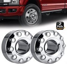 2x Tapacubos centrales de rueda delantera doble 10 tacos para Ford F450 F550 05-17 4x4