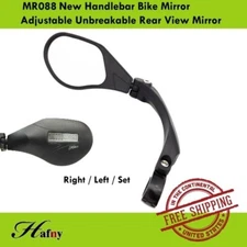 Hafny Handlebar Bike Mirror MR088 Adjustable Unbreakable Rear View Mirror