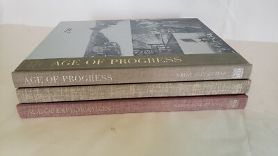Time Life Great Ages of Man - 3 Book Set - Age of Progress - Exploration - Faith