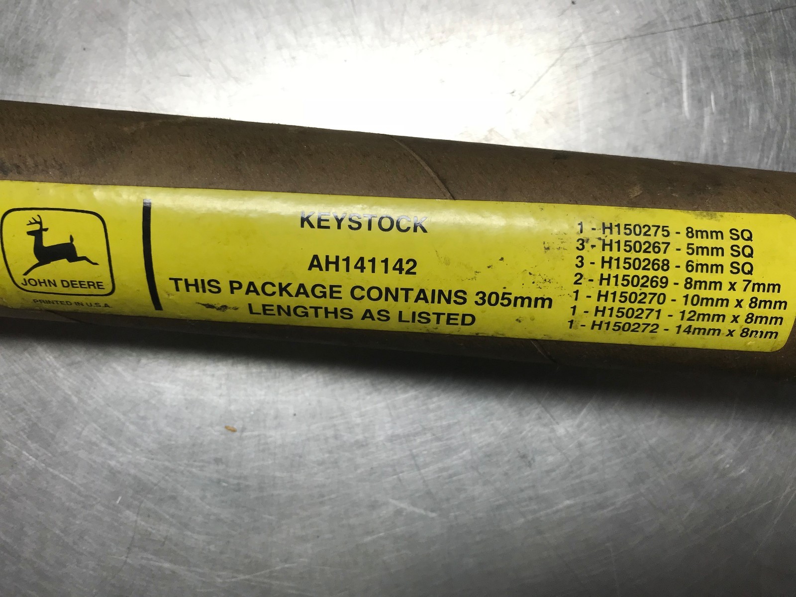 AH141142 GENUINE John Deere SHAFT KEY KEYSTOCK Fits JD Combines eBay