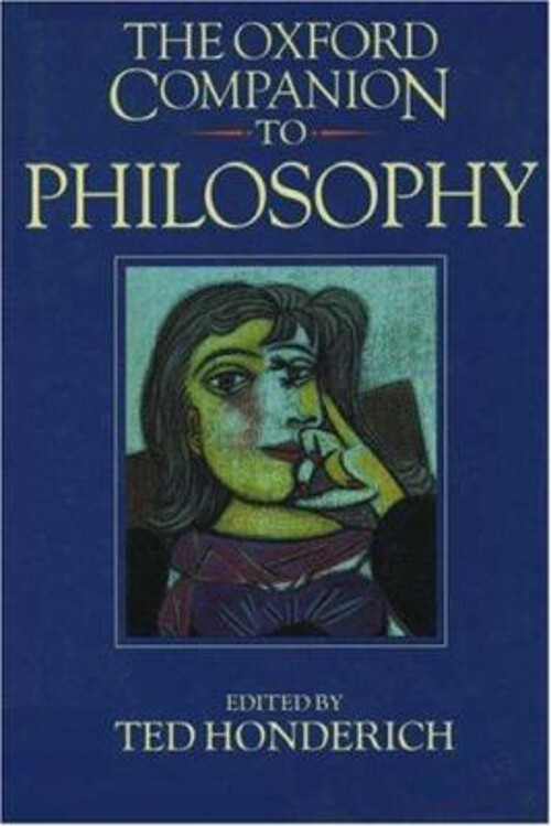 The Oxford Companion to Philosophy Hardcover