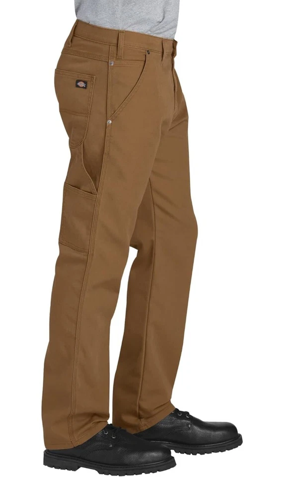 Dickies Men's Carpenter Pants Tough Max Duck Brown Duck, 42W x 30L - Image 3 of 4