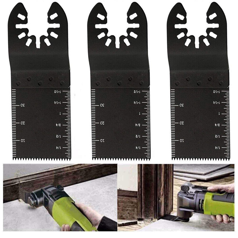 50-Pack Oscillating Multi Tool Blades – Wood & Metal Cutting, For Dewalt, Fein, And More