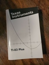 Texas Instruments TI-83 Plus Manual Calculator Manual only 