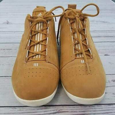 Vintage Adidas Chromium 678599 Mens US 13 Basketball Shoes Brown Leather Sneaker Vintage Adidas Chromium II Brown Mens Basketball Shoes Size  main image 3