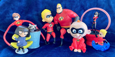 VINTAGE DISNEY'S THE INCREDIBLES LOT OF MCDONALDS HAPPY MEAL TOYS
