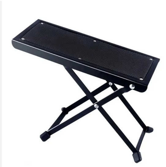 New! Steel Adjustable Foot Rest Folding Guitar Pedal