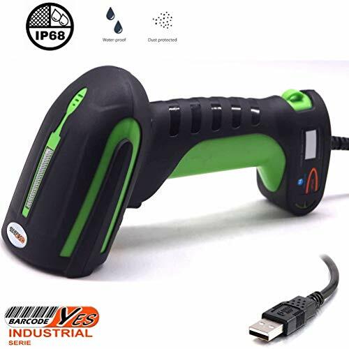 BARCODEYES Steel Lettore Barcode Rugged Professionale Waterproof IP68 Laser 1D +