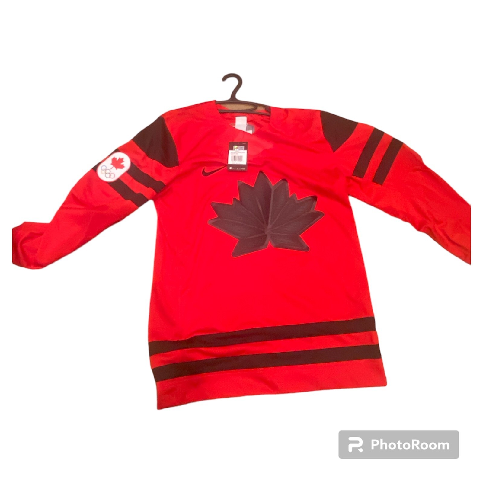 Canada Nike Olympic Team Hockey Replica Jersey Red J000417 Mens Size