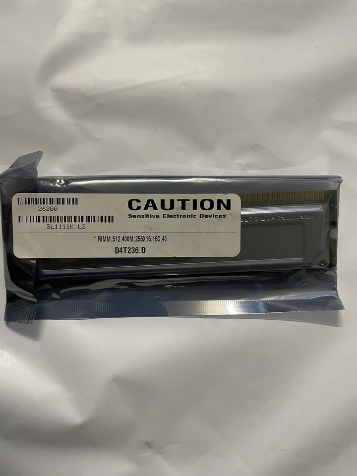 Samsung Rambus 512MB PC800 800MHz 40ns non-ECC 184-Pin RDRAM Memory Module DELL - Image 2 of 2