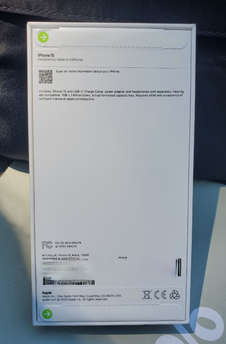 Apple iPhone 15 - 128 GB - Black**UNOPENED BOX**BRAND NEW Apple iPhone 15 - 128 GB - Black**UNOPENED BOX**BRAND NEW