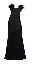 House of CB Tabitha Satin Maxi Dress in Black