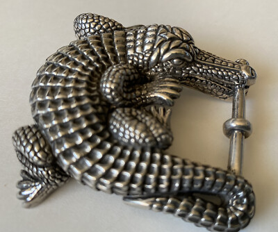 Barry Kieselstein-Cord Sterling Alligator Buckle s-l400.jpg main image 4