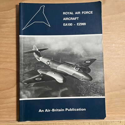 Royal Air Force Flugzeug EA100 - EZ999 Air Britain Publikation