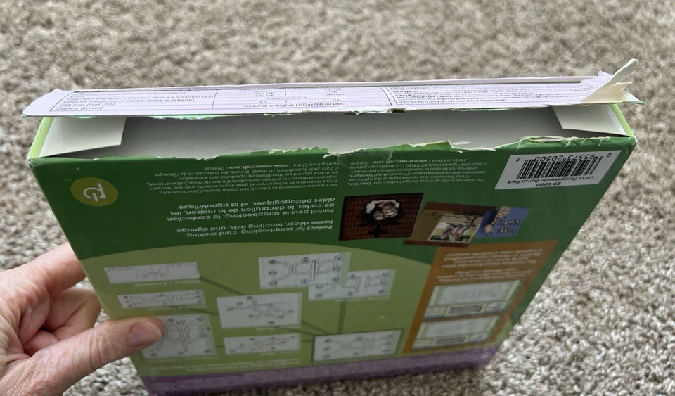 Cricut Design Studio Software Kit NEW BOX OPENED Scrapbooking CD Cable Manual - Image 3 of 4