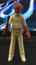 VINTAGE KENNER STAR WARS 1983 ROTJ ADMIRAL ACKBAR LOOSE FIGURE 100 COMPLETE HK