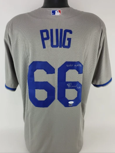 Puig dodgers cheap jersey