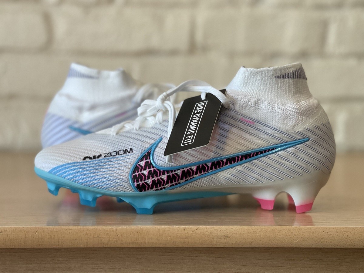 Nike Zoom Superfly 9 Elite FG ACC Blast Pack White Blue DJ4977-146