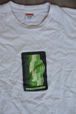 Supreme Mens Blur Logo Graphic T-Shirt Natural Beige Size Medium