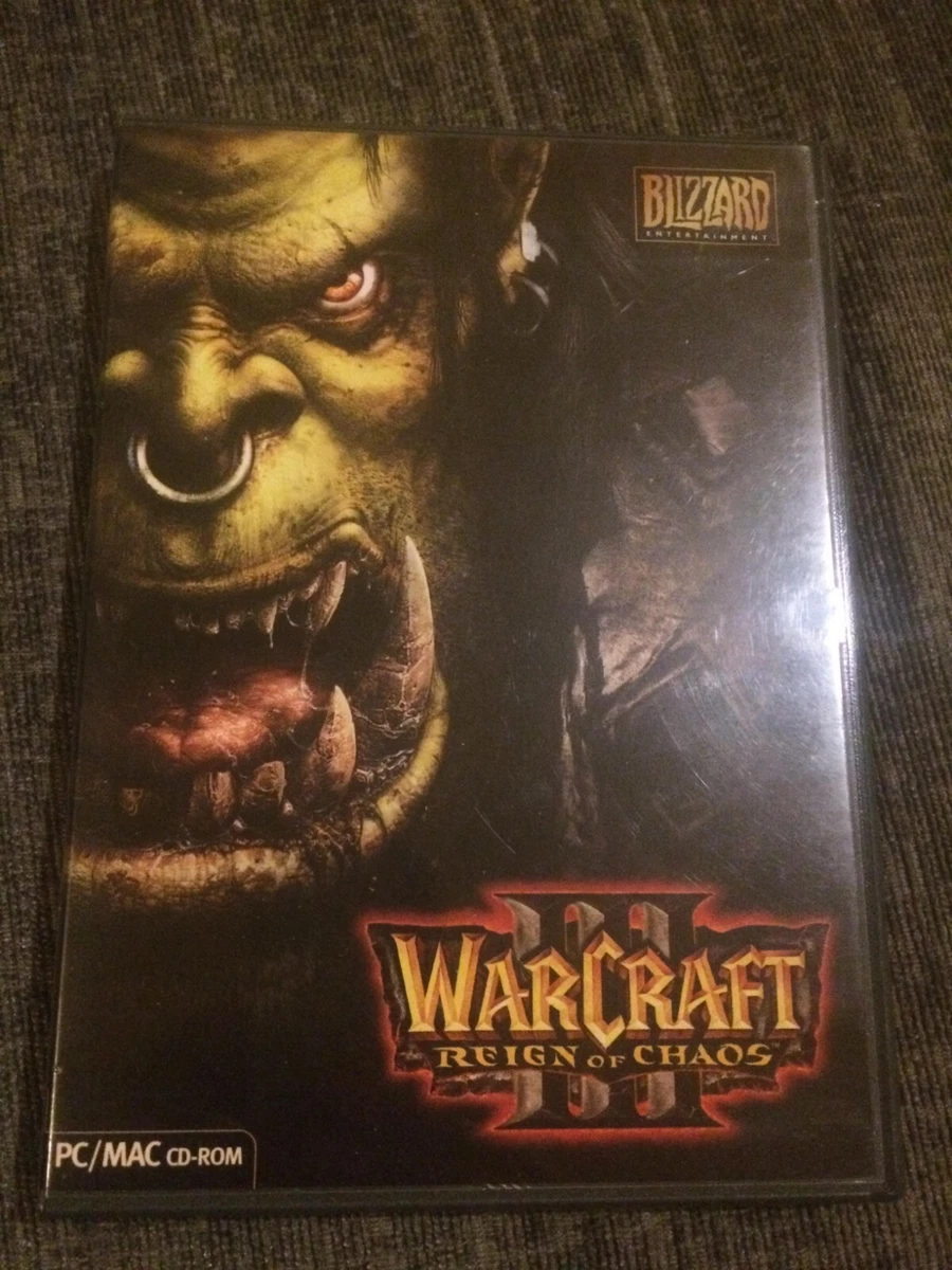 Warcraft III: Reign Of Chaos Sur PC - Version Blister Intact - Rare